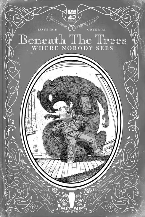 Beneath The Trees Where Nobody Sees #6 Variant RI (1:25) (Rossmo Black & White)
